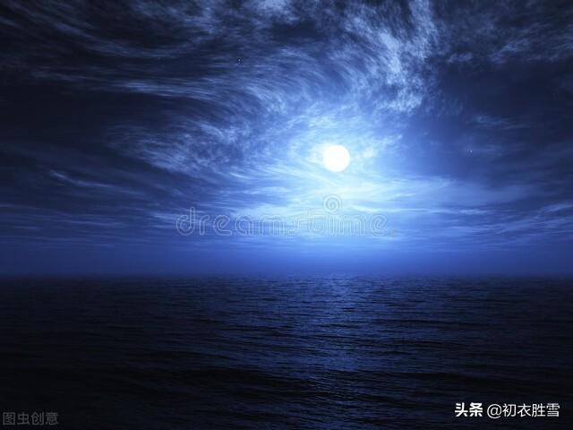 中国上古诗歌明月诗五首，夜光何德，月出皎兮
