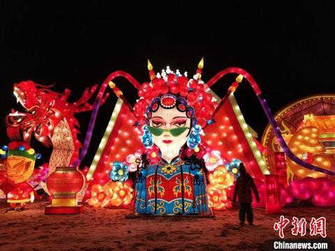 2022中国沈阳迎春灯会启幕 多个亮点为近年来东北地区之最