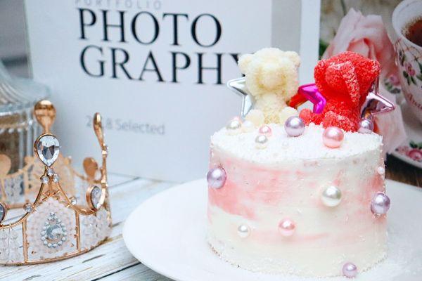 #白色情人节限定美味#情人节熊熊蛋糕：酸酸甜甜超可耐