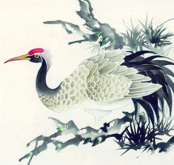 鹤在中国文化中有崇高的地位，是长寿，吉祥和高雅的象征